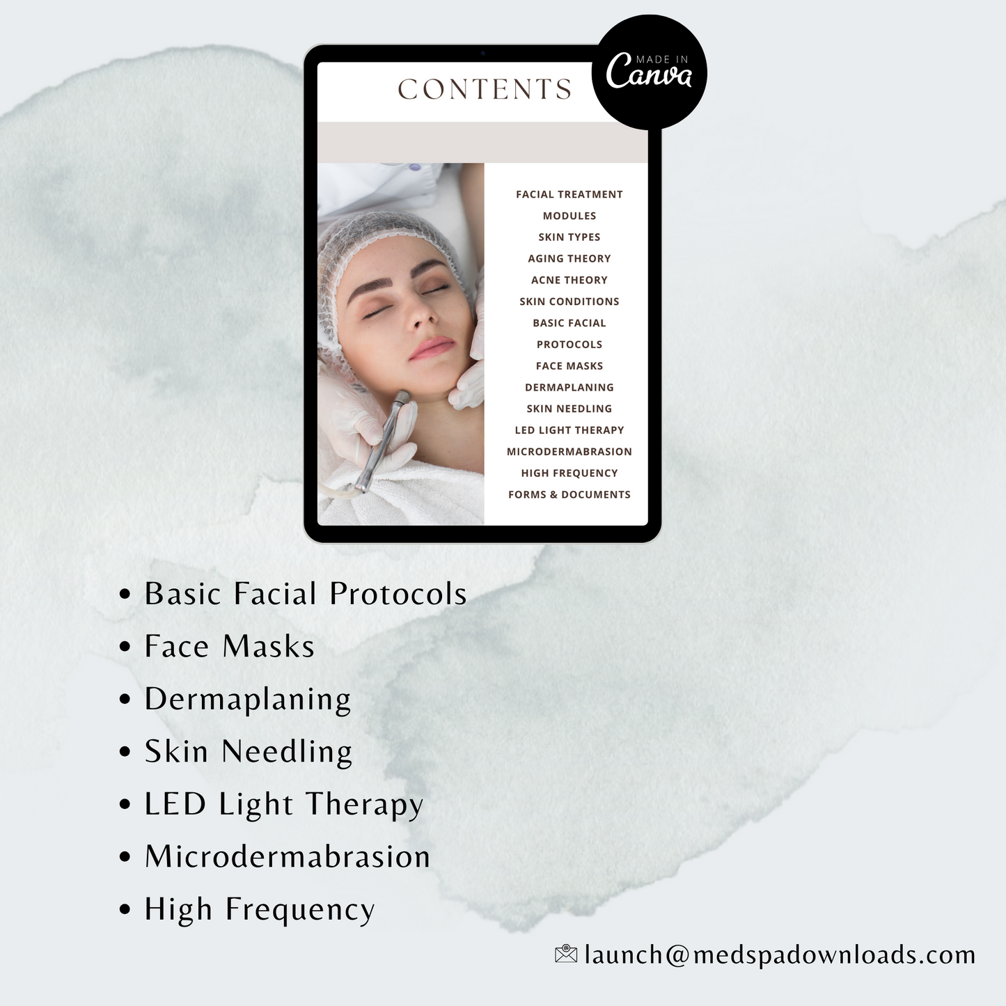 Facial Treatments Training Manual