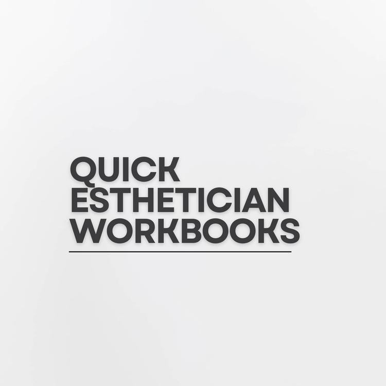 Quick Esthetician Workbooks