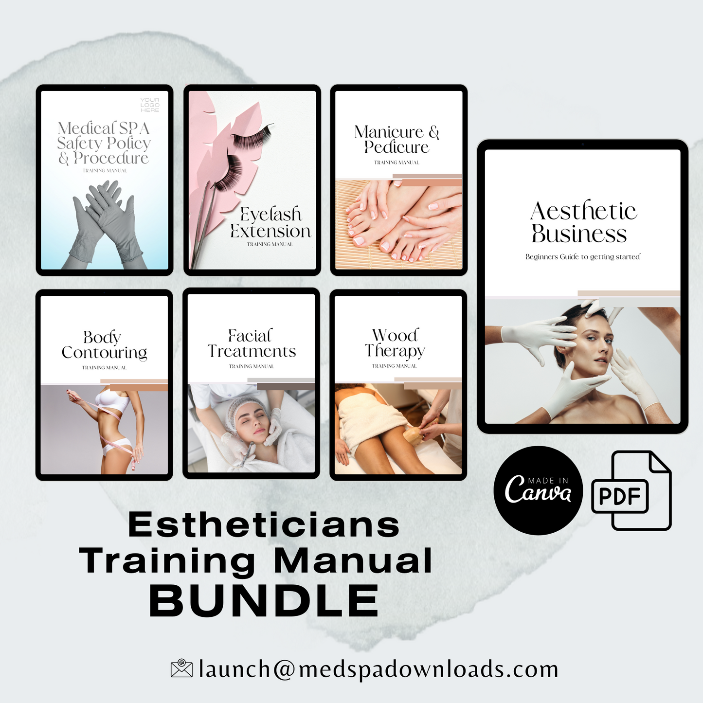 Estheticians Training Manuals Bundle