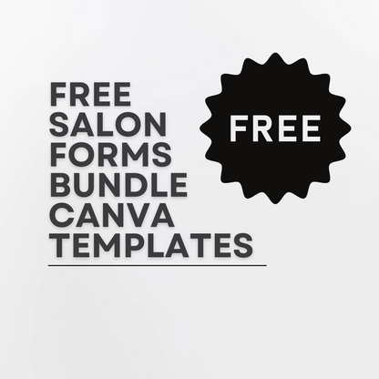 Free Salon Forms Bundle Canva Templates