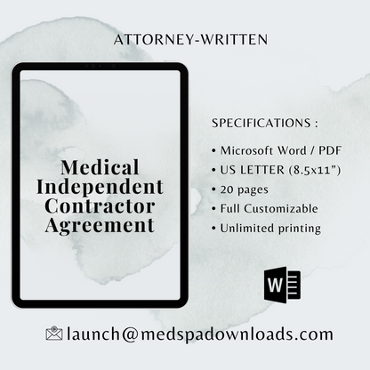 Medical Independent Contractor Agreement